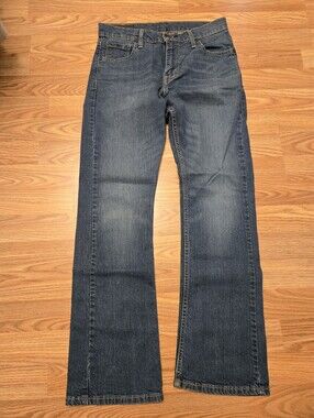 Men's Vintage Levi's  Bootcut Jeans - Dark Blue